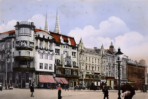 1920. godina - Trg bana Josipa Jelačića